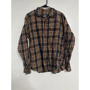 Patagonia Organic Cotton Plaid Button Up Longsleeve Size L Classic Outdoor